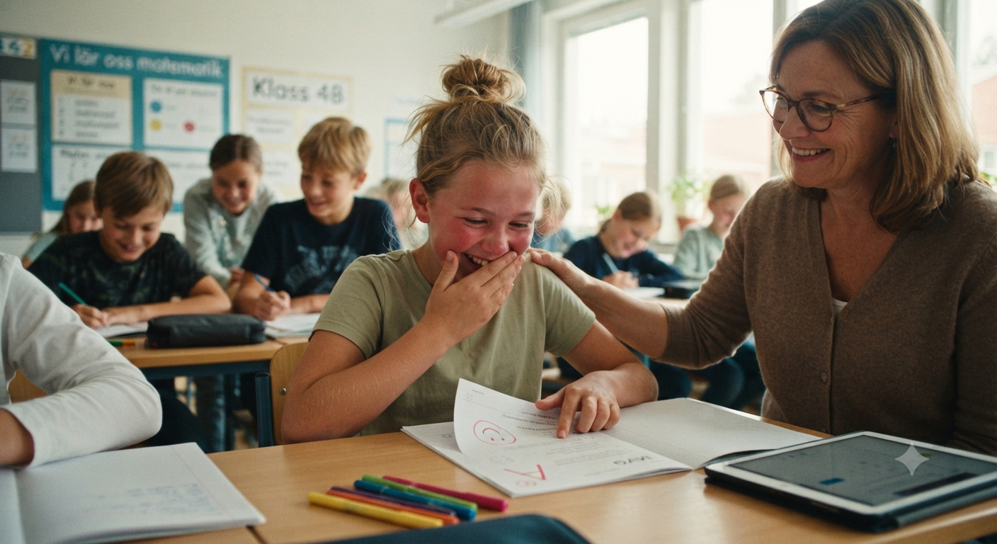Hur många elever i svensk skola får uppleva framgång?